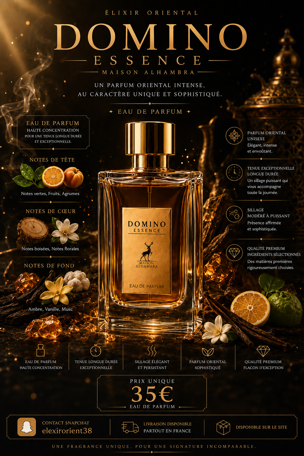 Domino Essence Maison Alhambra – affiche Livraison disponible partout en France
