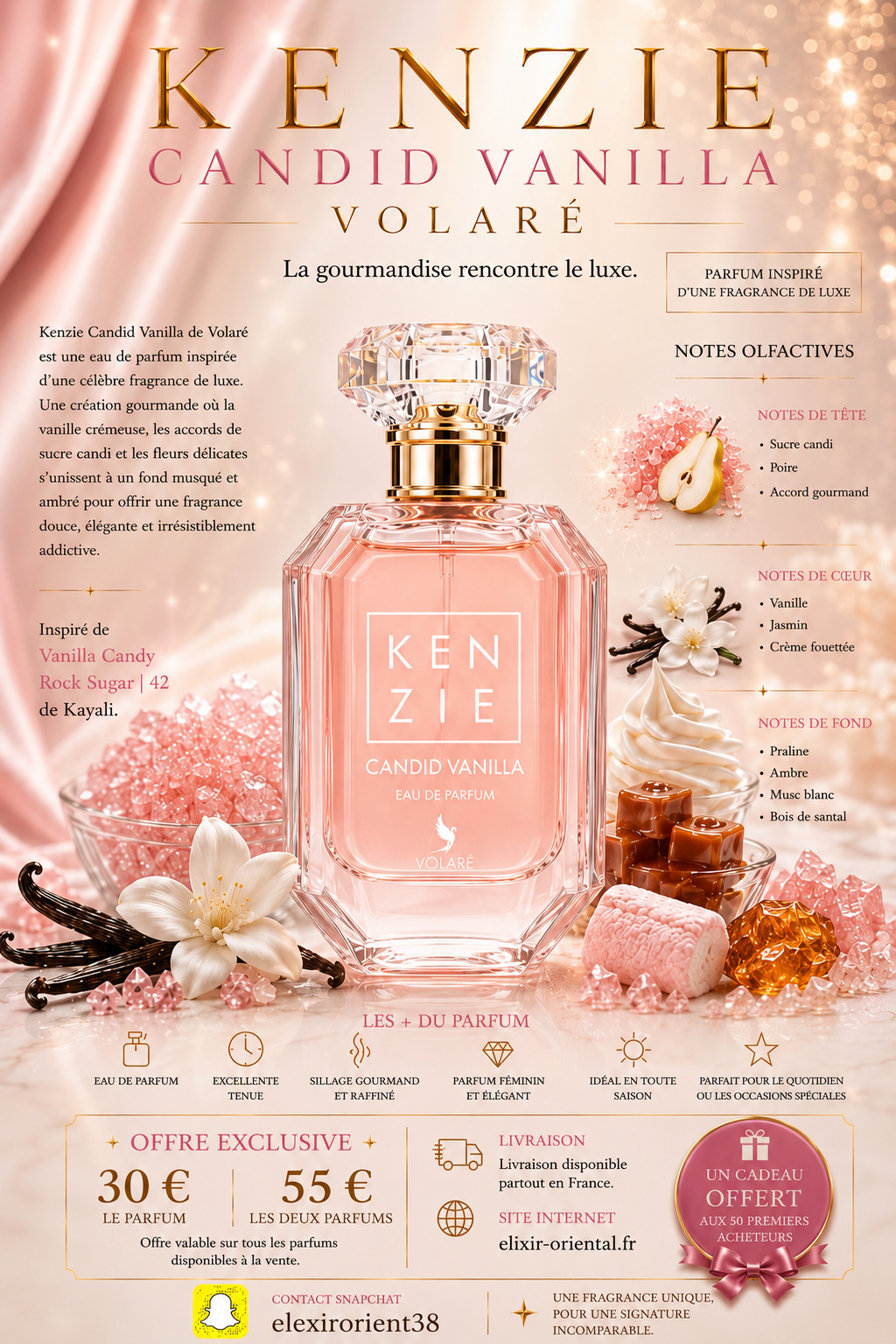 Kenzie Candid Vanilla Volaré – affiche officielle