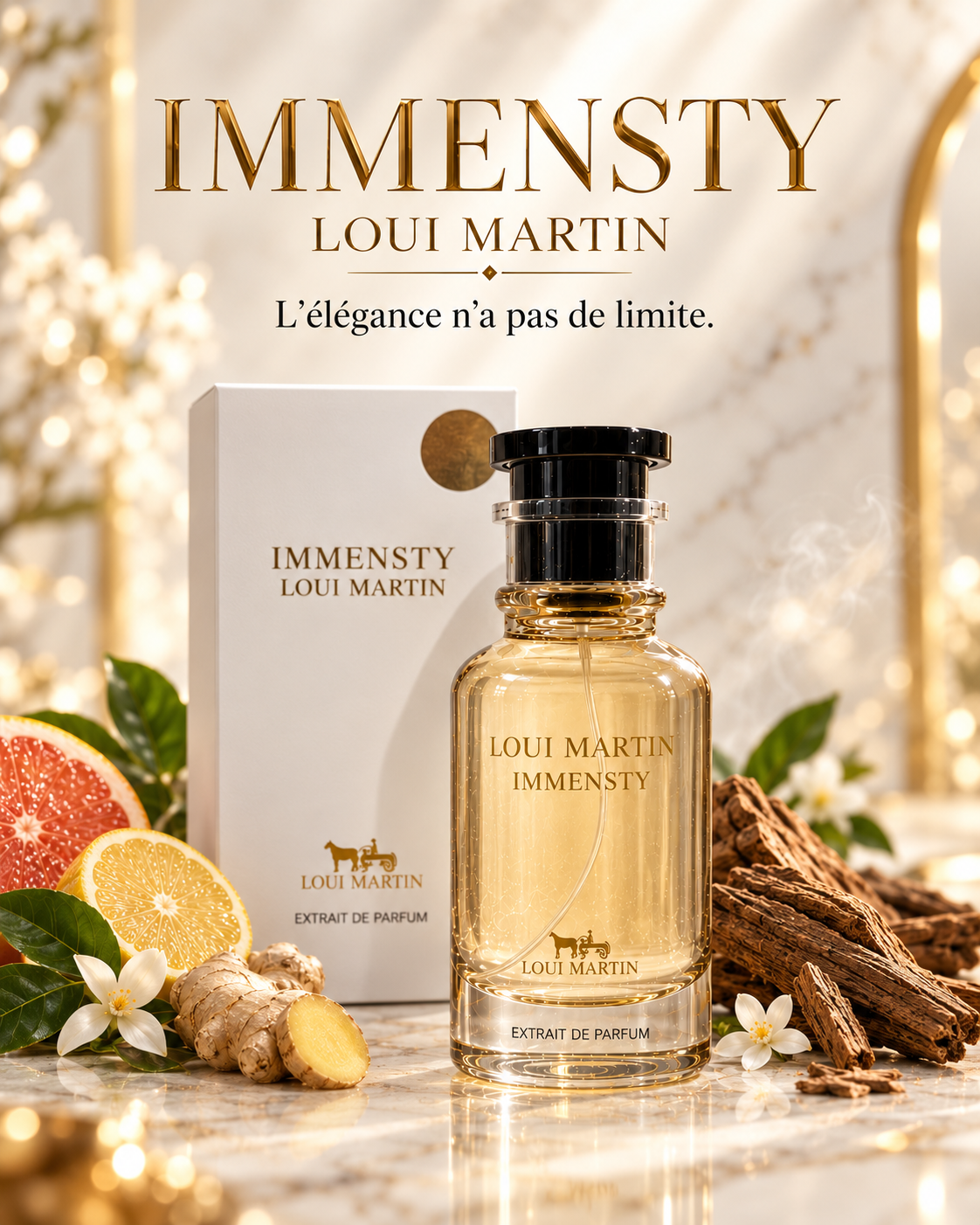 Immensty Loui Martin – Extrait de Parfum Homme 100 ml