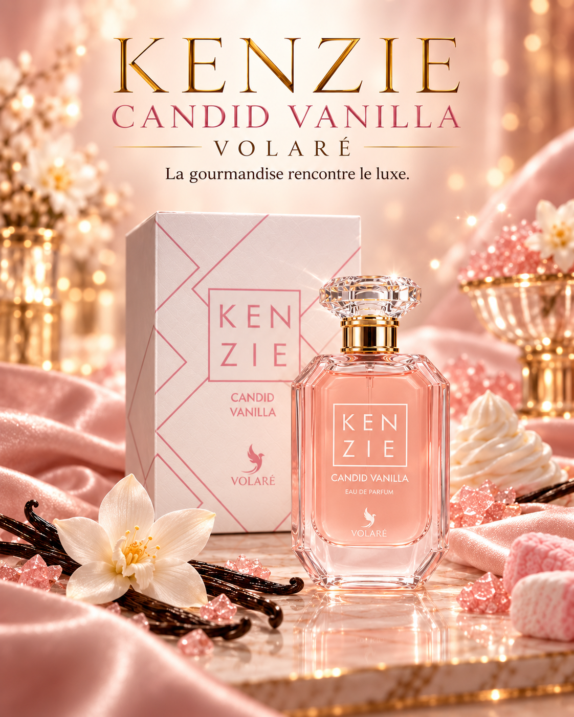 Kenzie Candid Vanilla Volaré – Eau de Parfum Femme 100 ml