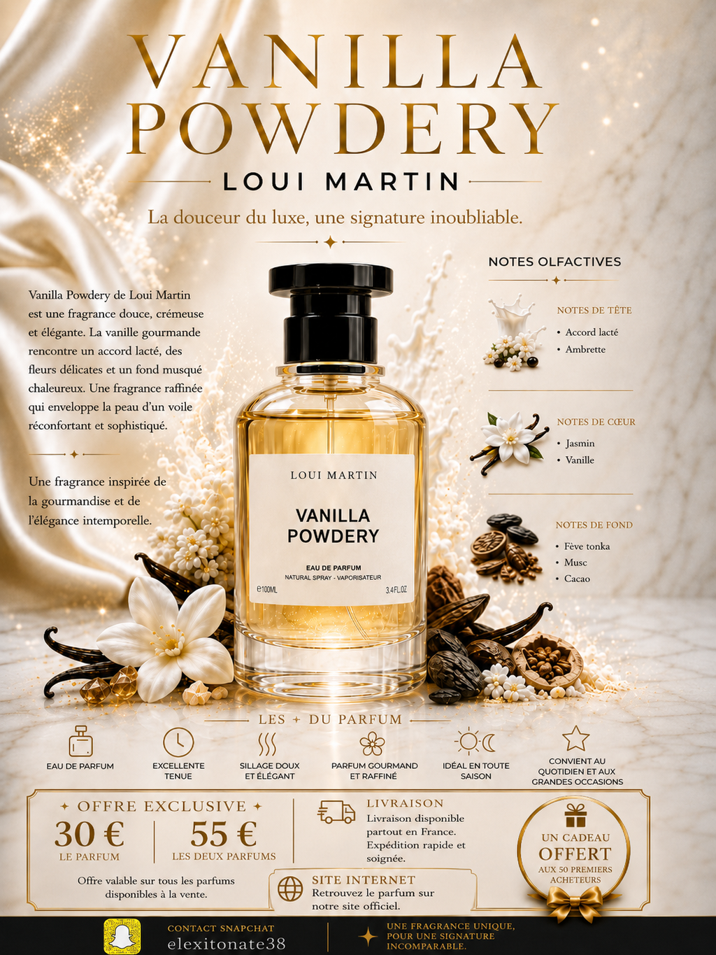 Vanilla Powdery Loui Martin – affiche officielle